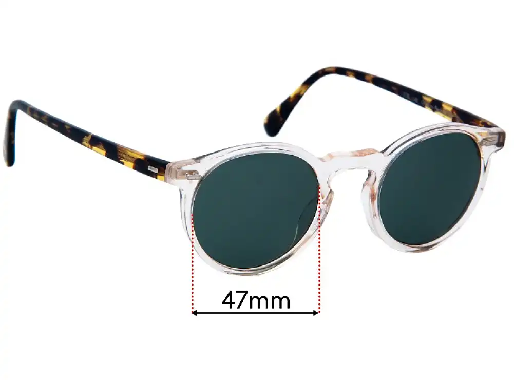 Oliver Peoples OV5186 Gregory Peck 47mm Replacement Lenses